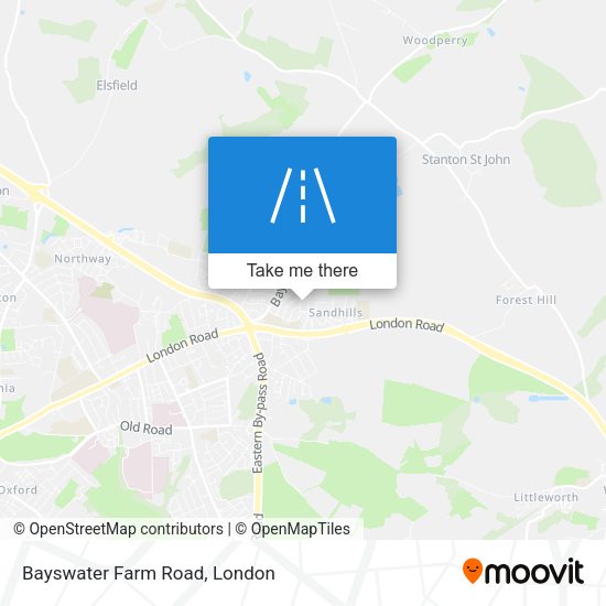 Bayswater Farm Road map