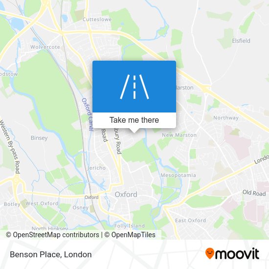 Benson Place map