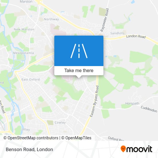Benson Road map