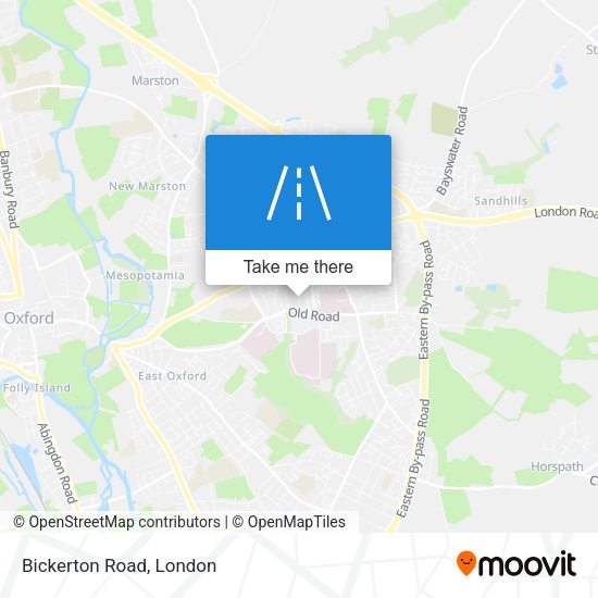 Bickerton Road map