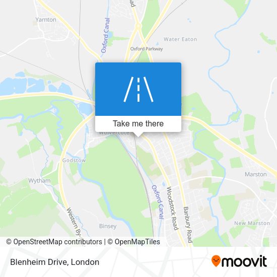 Blenheim Drive map