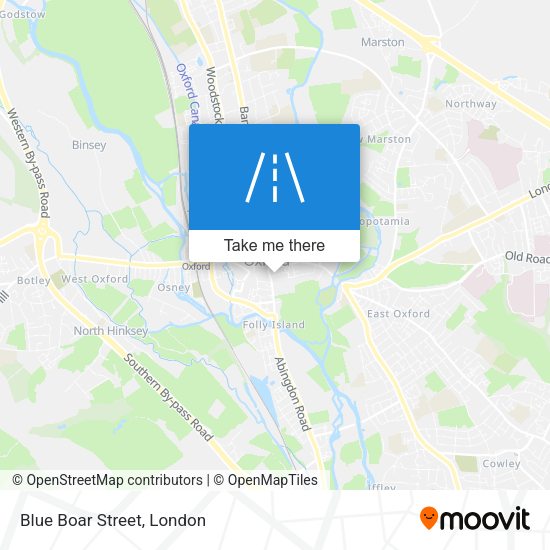 Blue Boar Street map
