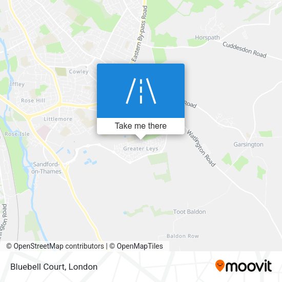 Bluebell Court map
