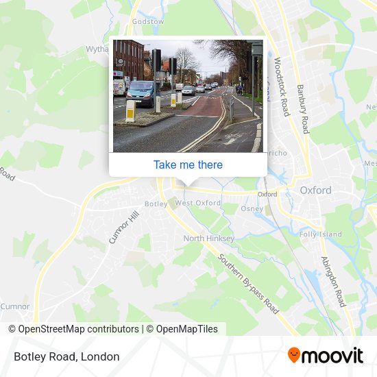 Botley Road map