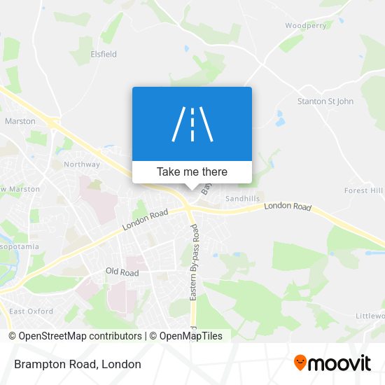 Brampton Road map