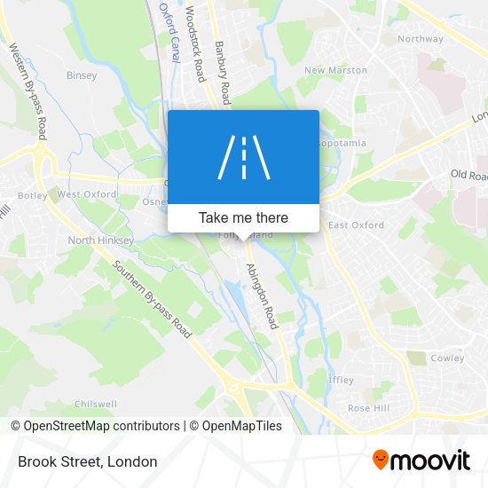 Brook Street map