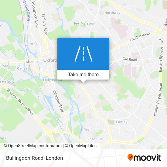 Bullingdon Road map