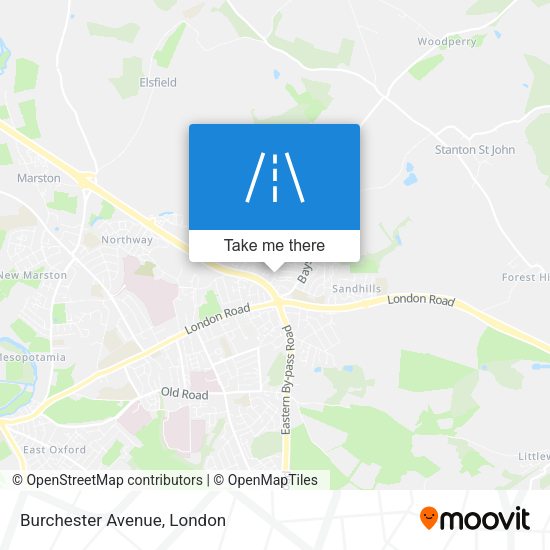 Burchester Avenue map