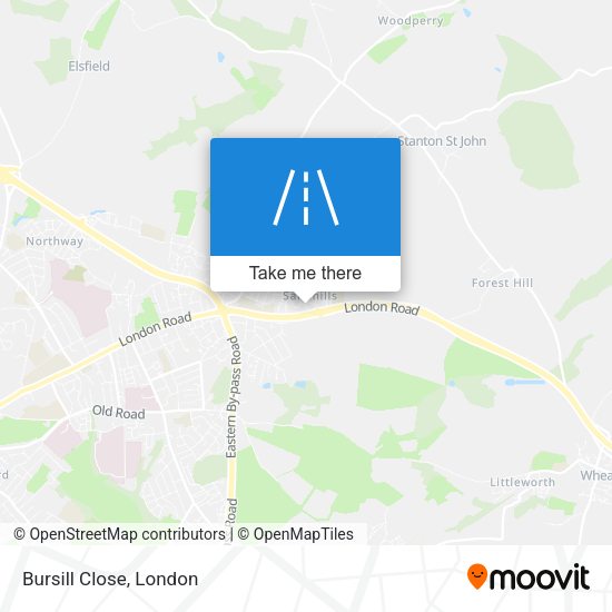Bursill Close map