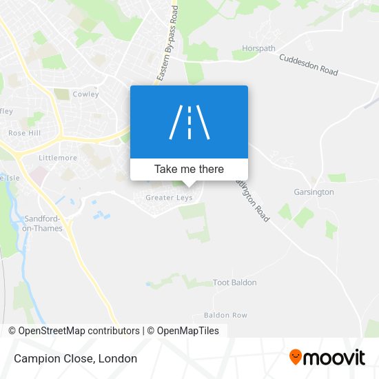Campion Close map