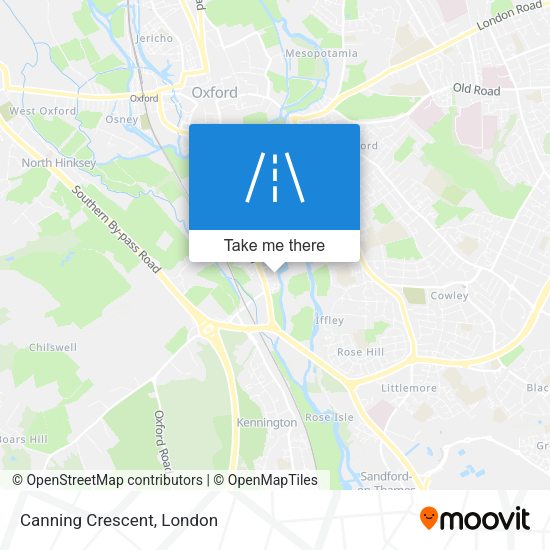 Canning Crescent map