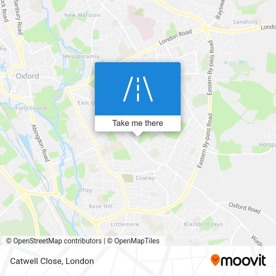 Catwell Close map