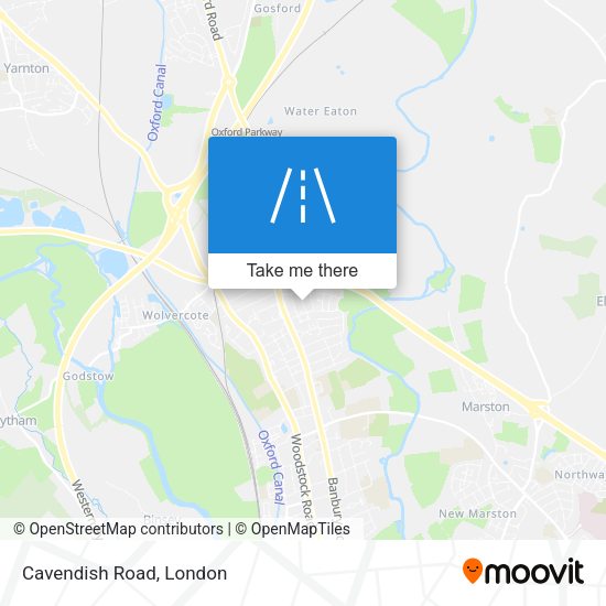 Cavendish Road map