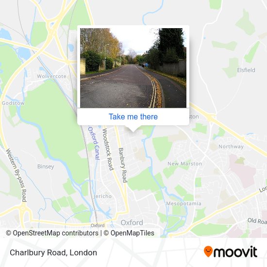 Charlbury Road map