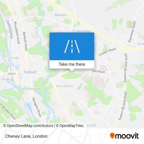 Cheney Lane map