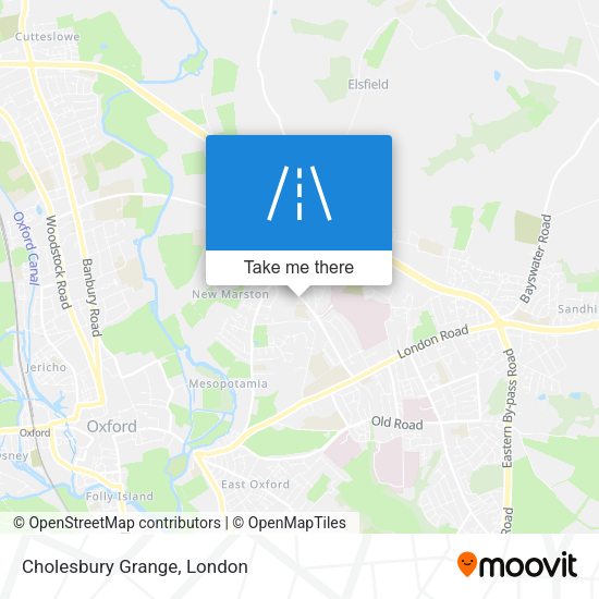 Cholesbury Grange map
