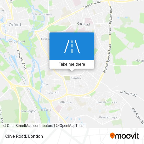 Clive Road map