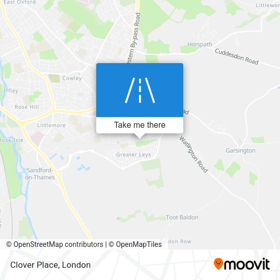 Clover Place map