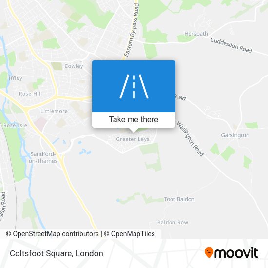 Coltsfoot Square map