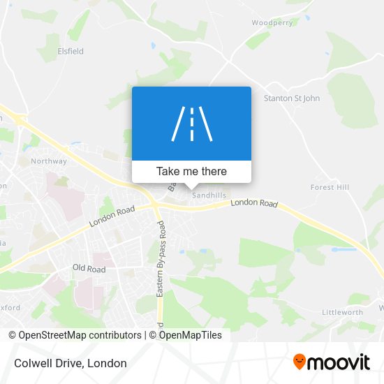 Colwell Drive map