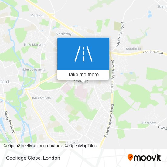 Coolidge Close map