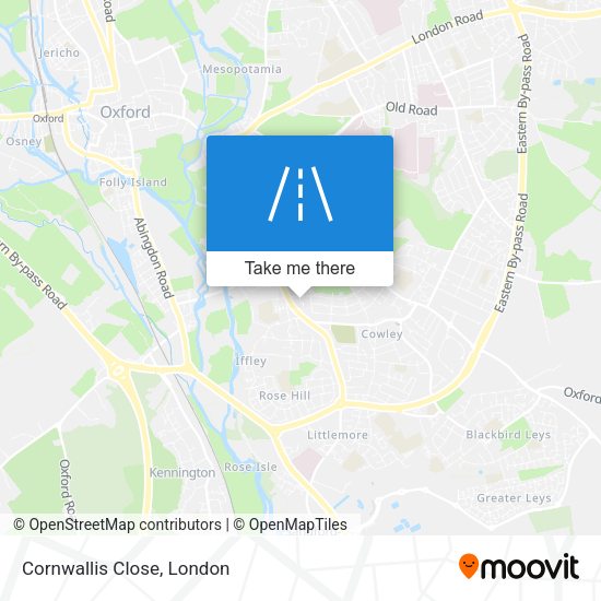 Cornwallis Close map