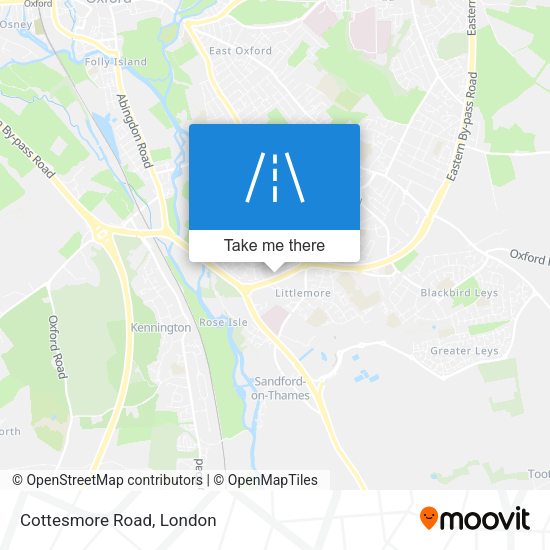Cottesmore Road map