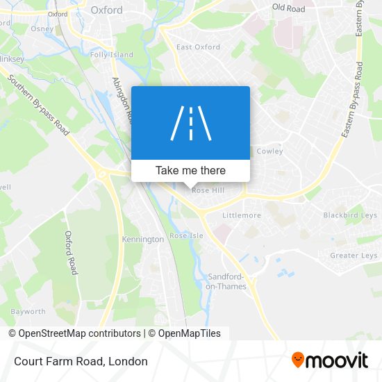 Court Farm Road map