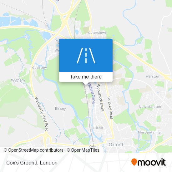Cox's Ground map