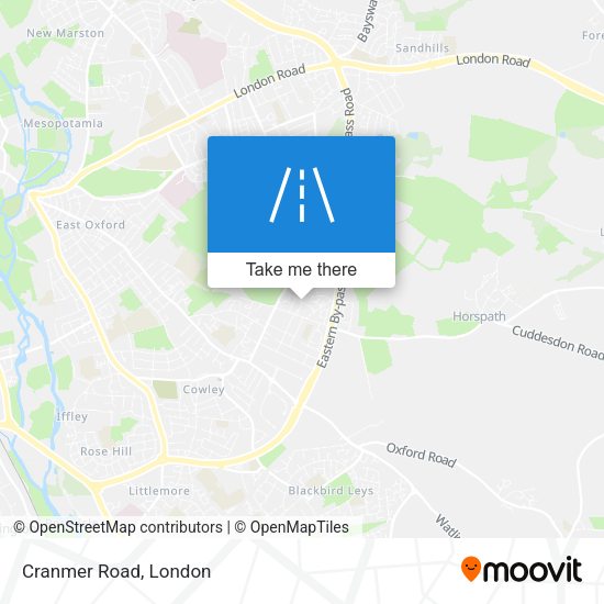 Cranmer Road map