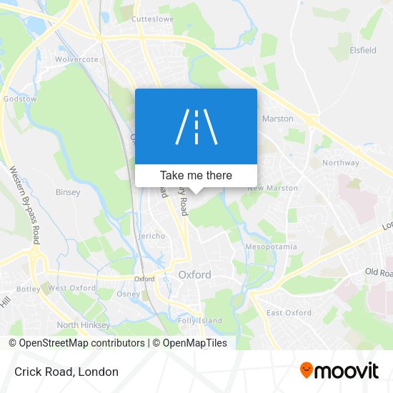 Crick Road map