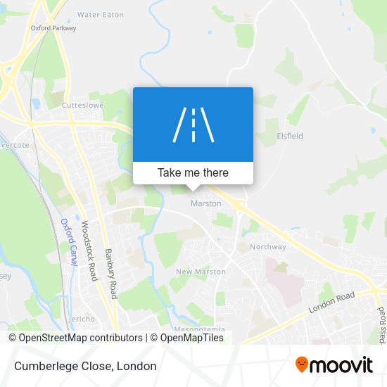 Cumberlege Close map