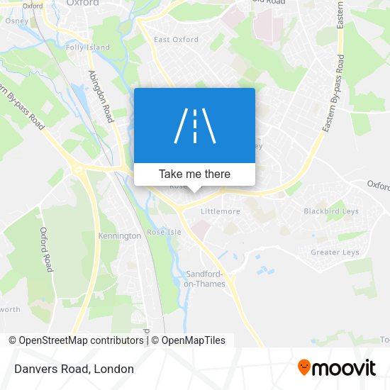 Danvers Road map