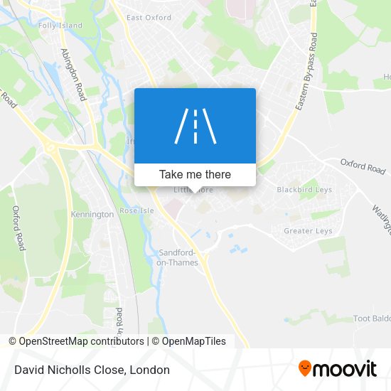 David Nicholls Close map