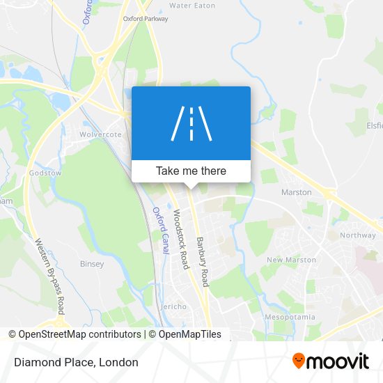 Diamond Place map
