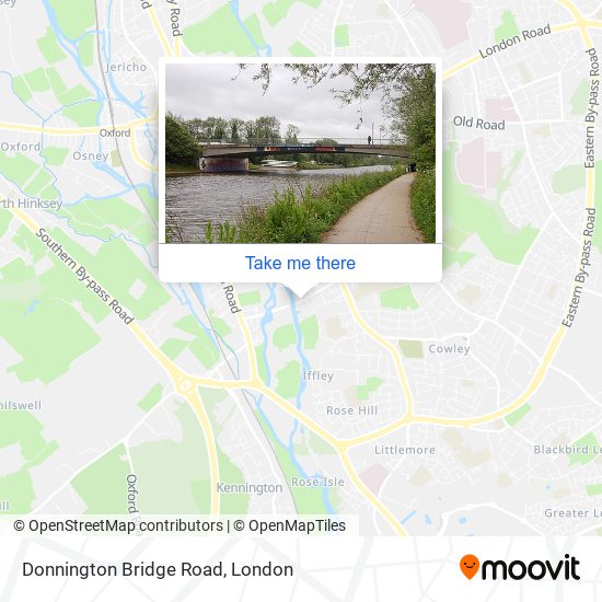 How to get to Donnington Bridge Road in Oxford by Bus or Train