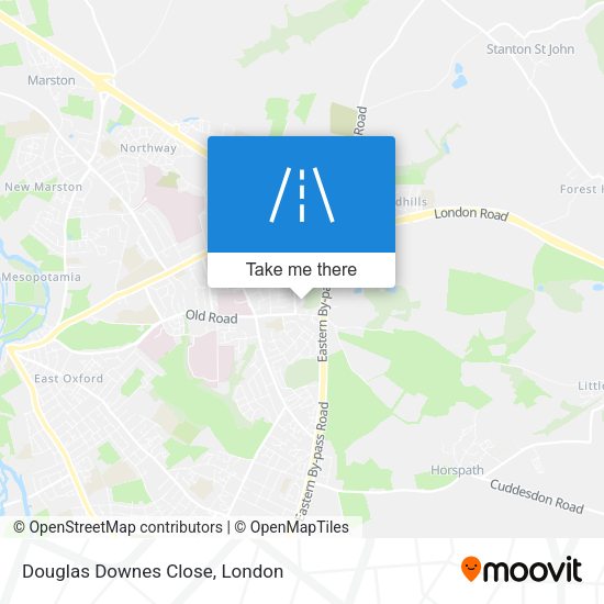 Douglas Downes Close map