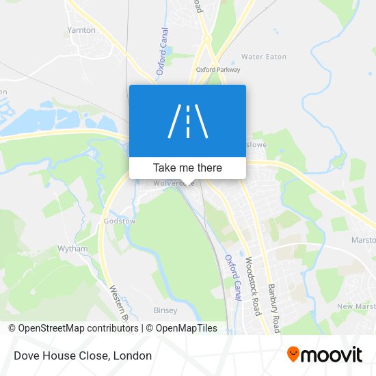 Dove House Close map