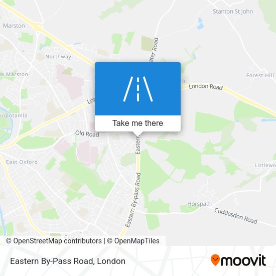 Eastern By-Pass Road map