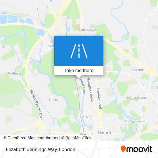 Elizabeth Jennings Way map