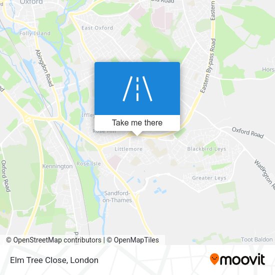 Elm Tree Close map