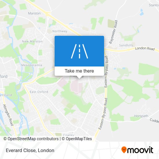 Everard Close map