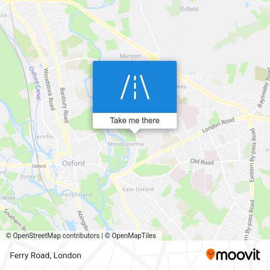 Ferry Road map