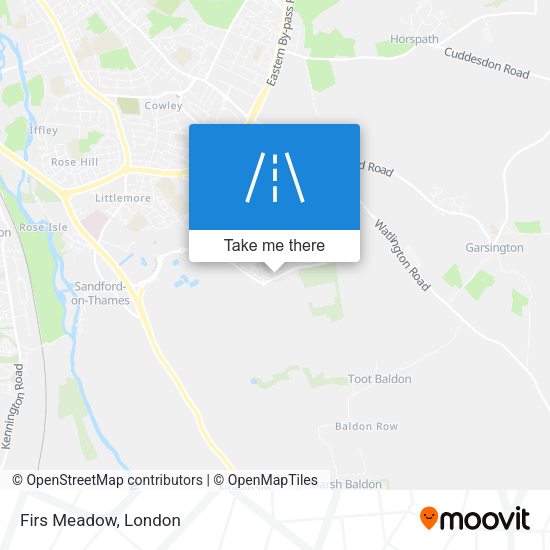 Firs Meadow map