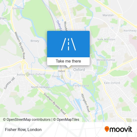 Fisher Row map