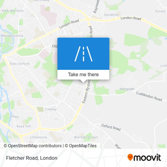 Fletcher Road map