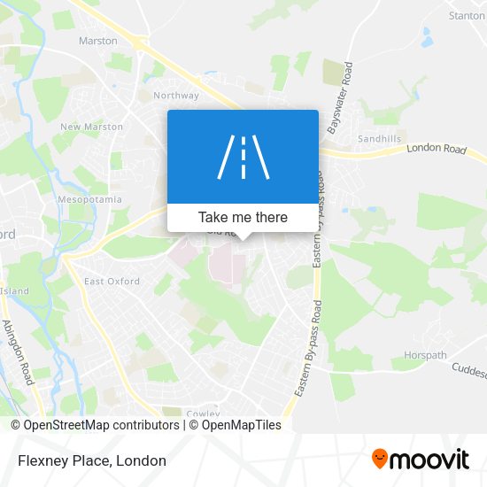 Flexney Place map