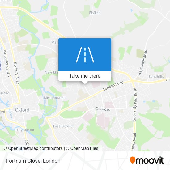 Fortnam Close map