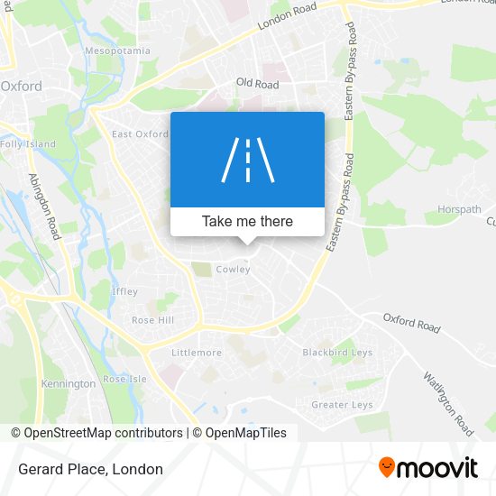 Gerard Place map
