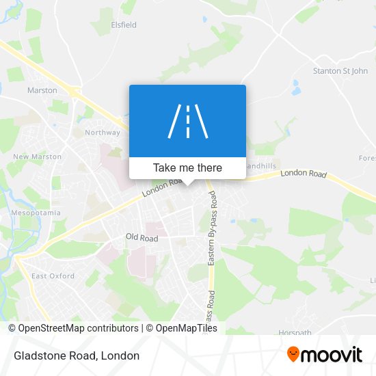 Gladstone Road map